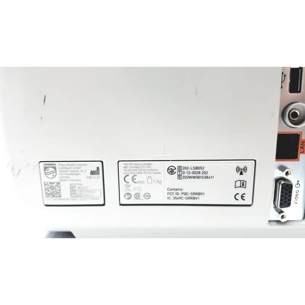 Philips IntelliVue MP5SC Touch Screen Patient Monitor REF: 865322 - Working