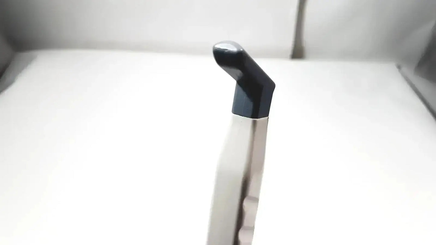 Philips L15-7io linear array ultrasound transducer probe with sleek black and silver ergonomic handle for iU22 system