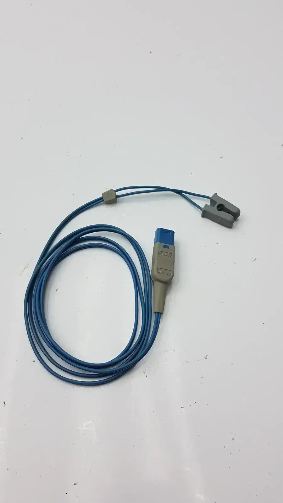 Philips M1194A SpO2 Ear Clip Sensor D Connect 8 Pin Cable