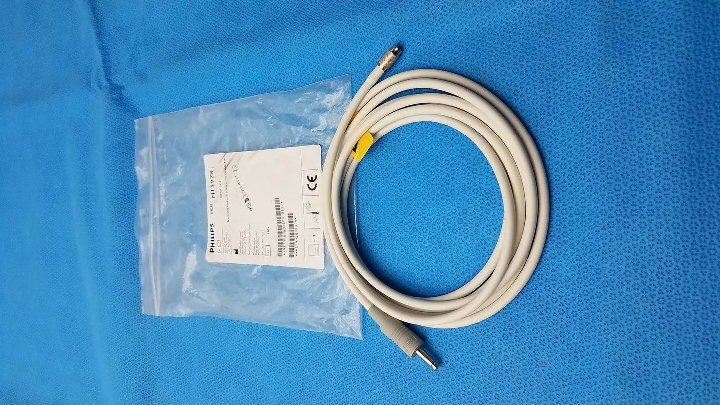 Philips M1597B Neonatal NIBP Interconnect Cable for Patient Monitor 3.0m