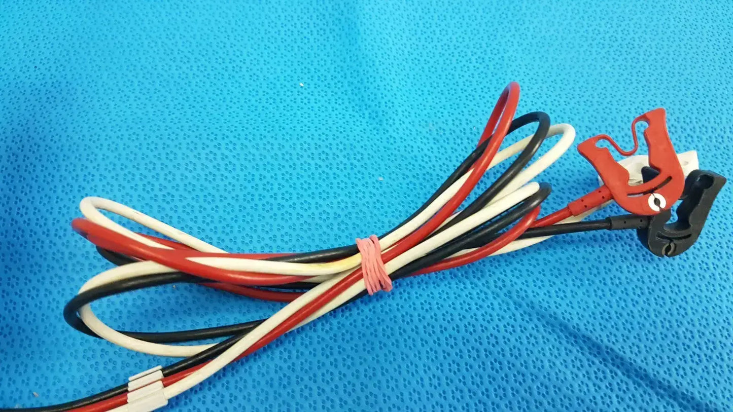 Philips M1671A 3-Lead ECG/EKG Trunk Cable with Grabber Clip Leads - ECG