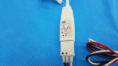 Philips M1671A 3-Lead ECG/EKG Trunk Cable with Grabber Clip Leads - ECG