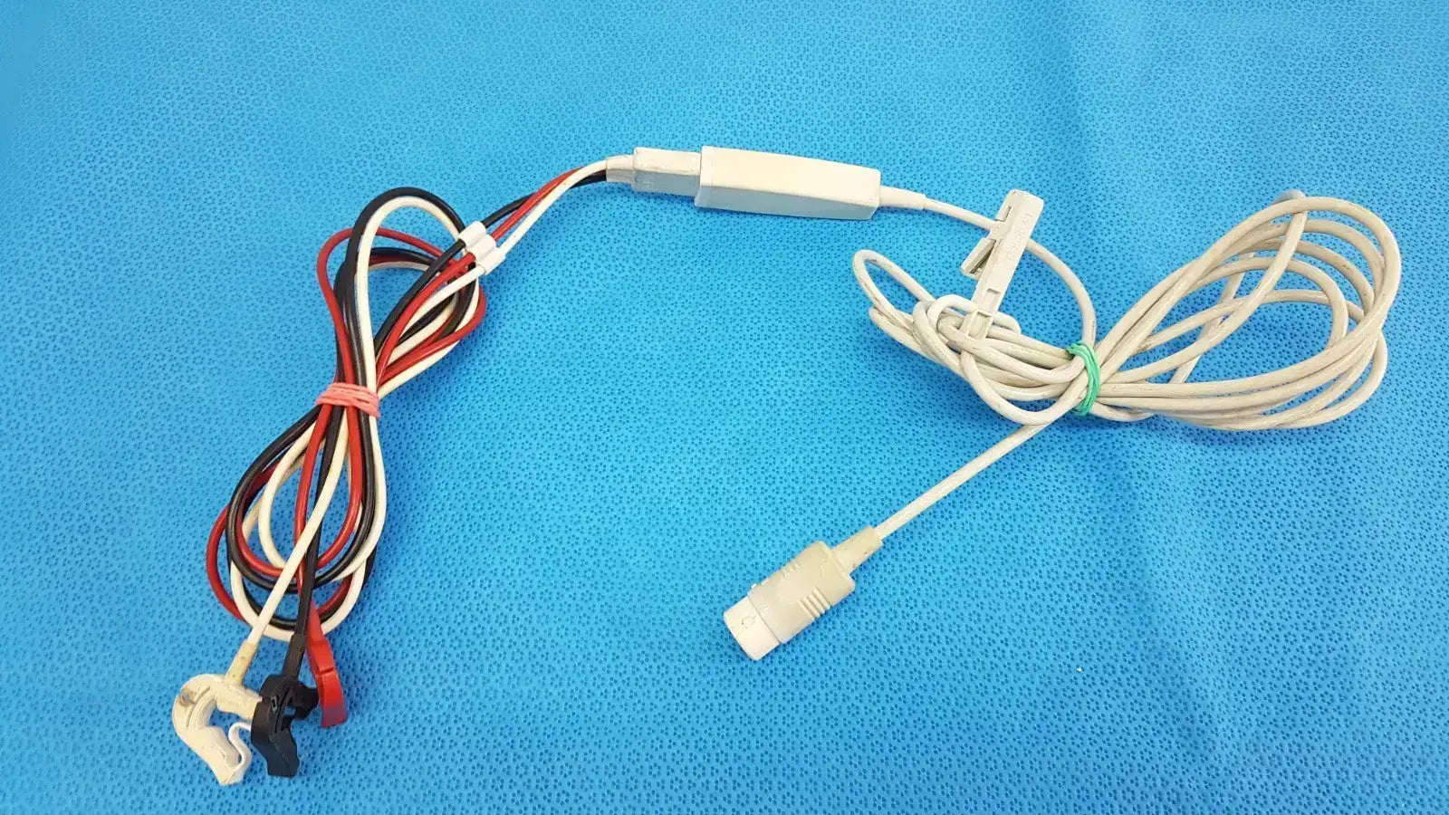 Philips M1671A 3-Lead ECG/EKG Trunk Cable with Grabber Clip Leads - ECG