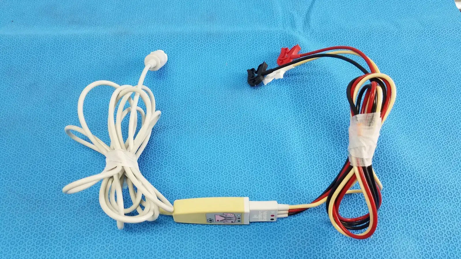 PHILIPS M1671A ECG 3-Lead Set Grabber AAMI ICU Leadwire Cable