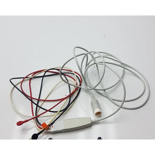 Philips - M1673A Cbl 3 Leadset Snap AAMI ICU leadset With Trunk Cable - ECG Leadwire Set