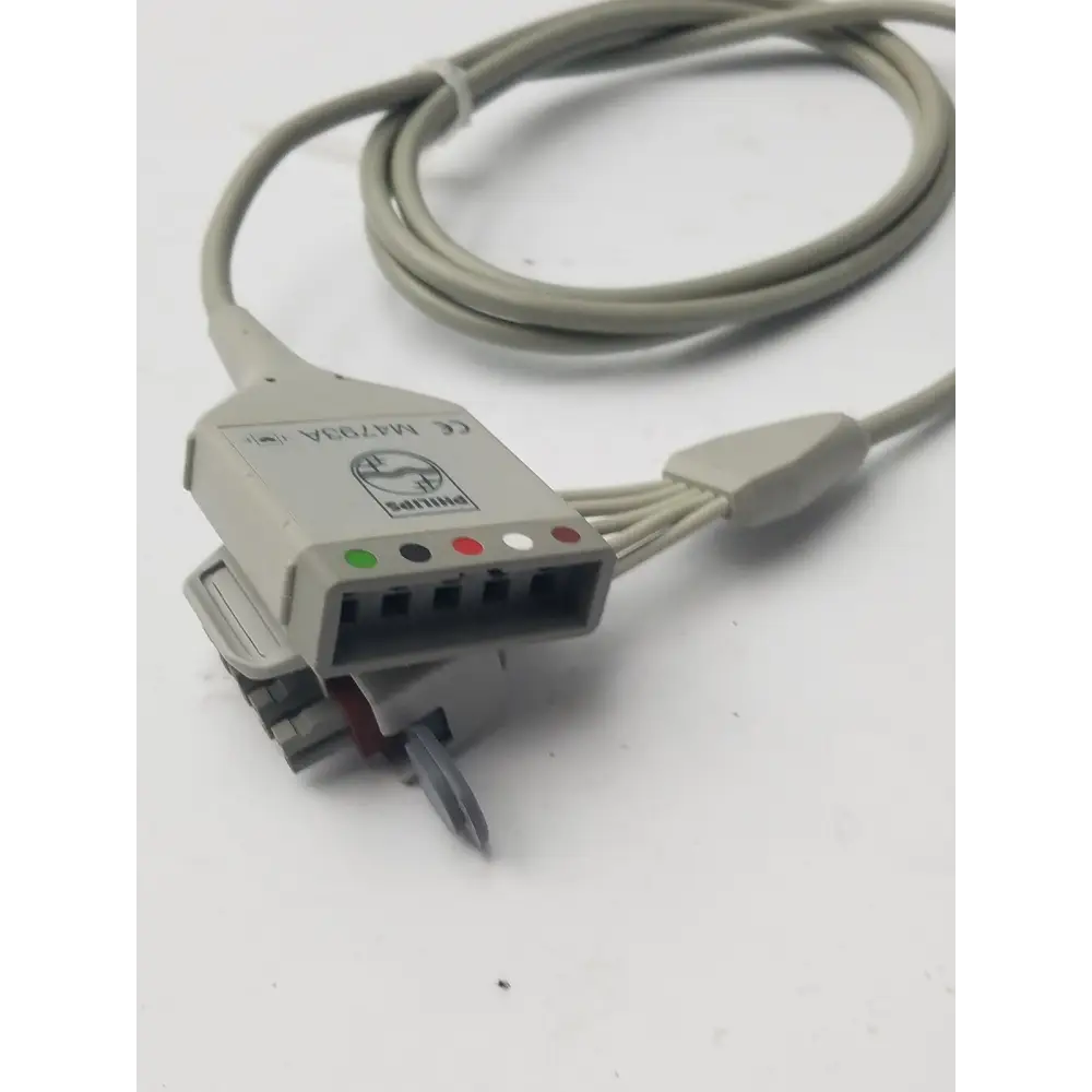 Philips M4793A ECG Extender Trunk Cable 5 Lead Telemetry