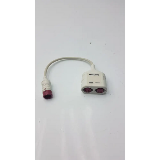 Philips REF 989803199741 Dual Invasive Blood Pressure (IBP) Adapter Cable - IBP