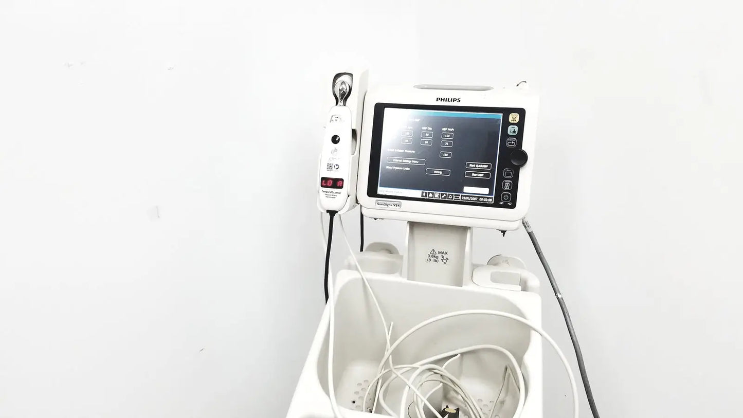Philips SureSigns VS4 Vital Signs 863283 no  Rolling Stand