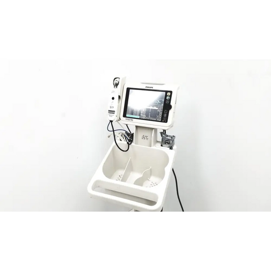 Philips SureSigns VS4 Vital Signs 863283 with Temporal Scanner and Rolling Stand - Monitor