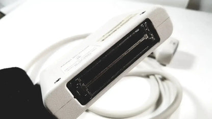 Philips X6-1 Matrix Array ultrasound transducer probe with white plastic body black sensor window and coiled white cable