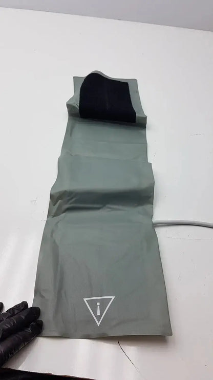Phillips M4559B easy care adult thigh gray inflatable blood pressure cuff with black lining and information symbol