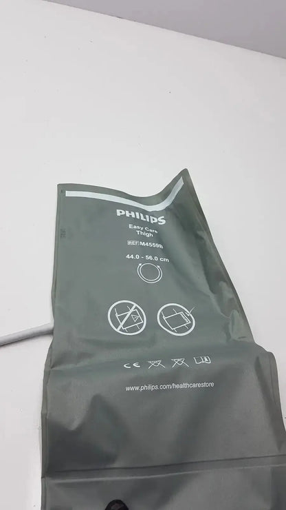 Philips M4559B easy care adult thigh blood pressure cuff in dark gray model ma4598 for accurate blood pressure monitoring