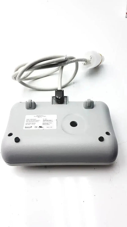 Gray plastic keyboard with coiled gray power cord and black plug for Phillips operator imaging module mono c controller