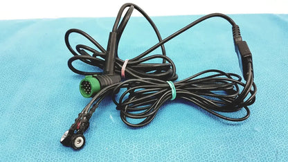 Physio-Control 3-Lead ECG Cable w/ Snap Electrodes & 10-Pin Connector