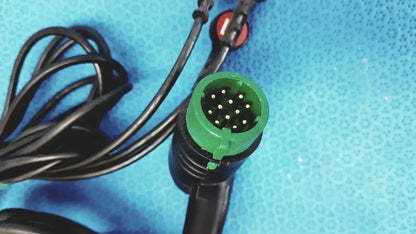 Physio-Control 3-Lead ECG Cable w/ Snap Electrodes & 10-Pin Connector