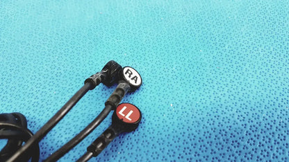 Physio-Control 3-Lead ECG Cable w/ Snap Electrodes & 10-Pin Connector