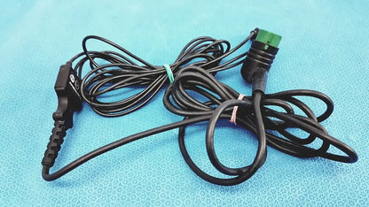 Physio-Control 3-Lead ECG Cable w/ Snap Electrodes & 10-Pin Connector