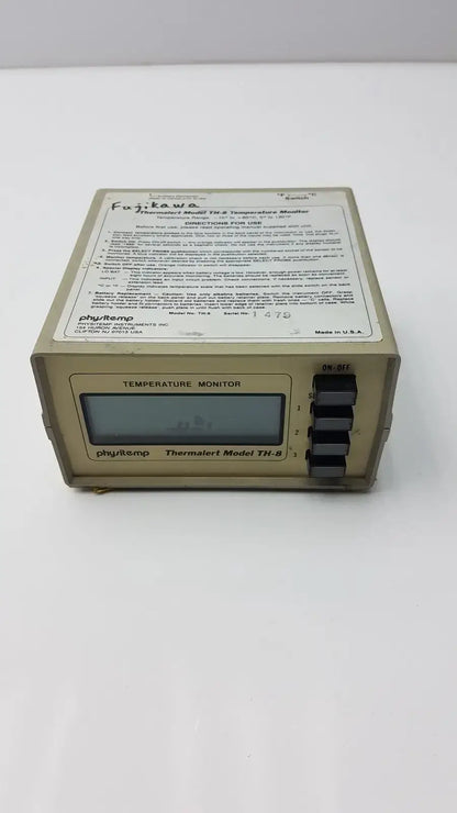 Physitemp Temperature Monitor Thermalert Model TH-8