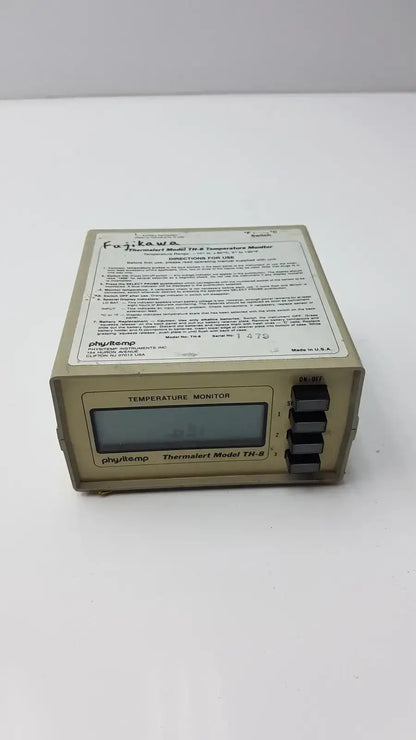 Physitemp Temperature Monitor Thermalert Model TH-8