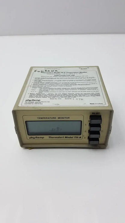 Physitemp Temperature Monitor Thermalert Model TH-8