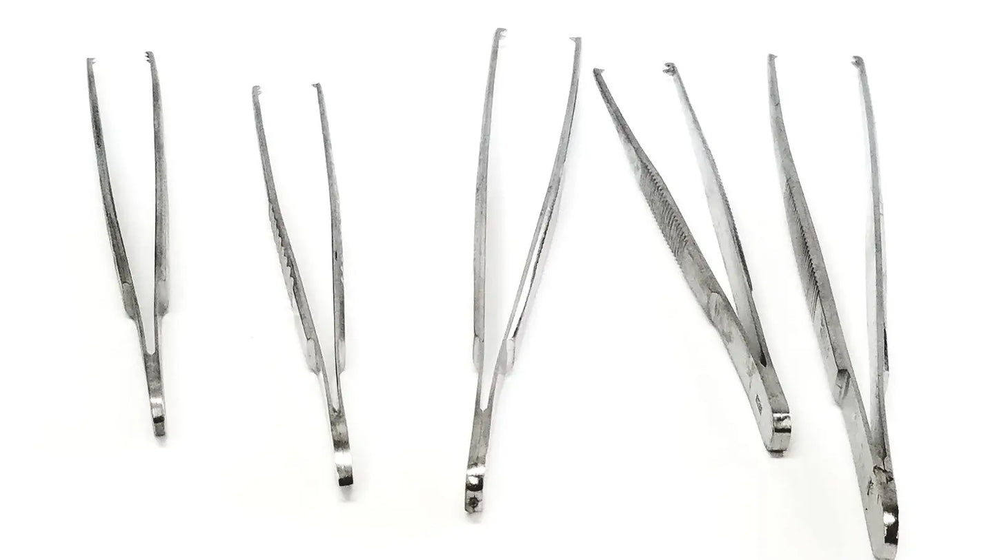 Pilling 18-1125 Tissue Thumb Forceps Serrated Tips