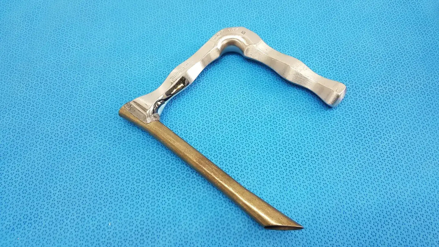 Pilling 522010 Holinger Adult Anterior Commissure Laryngoscope w/ Light Carrier