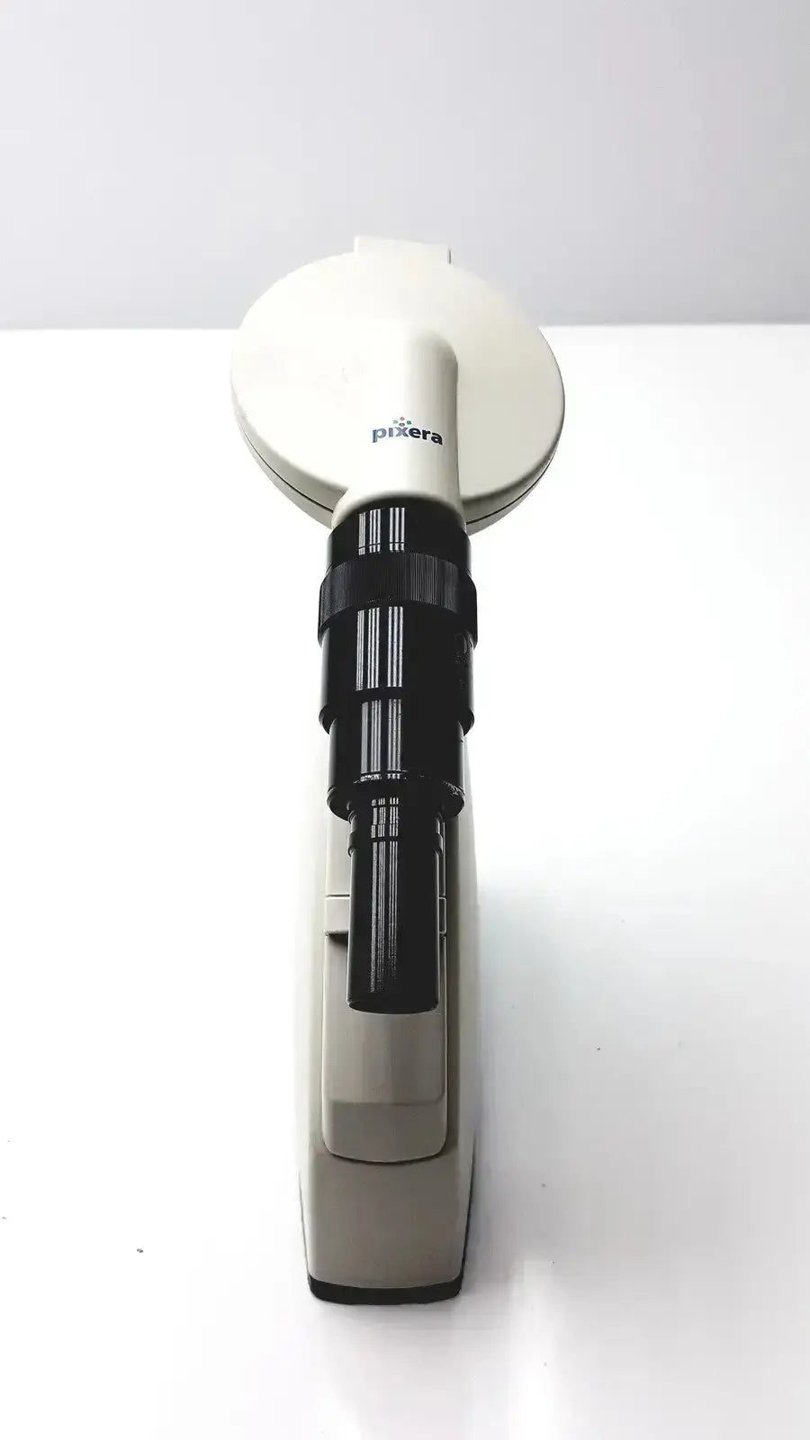 Pixera PVC-100C microscope camera with diagnostic instruments features a sleek two-toned design and hospital surplus quality