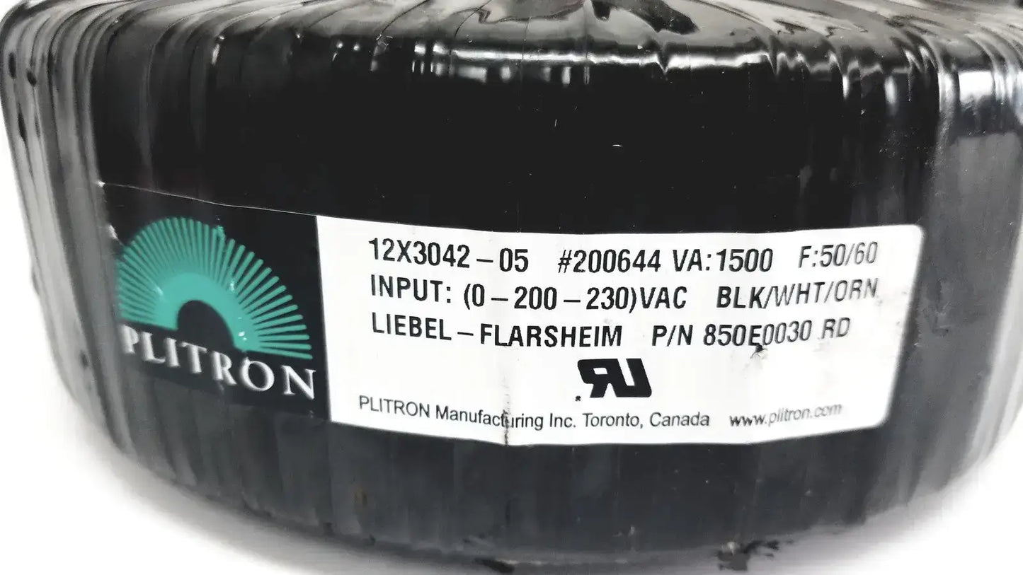 PLITRON Toroidal Transformer MPN 12X3042-05 0-230 VAC