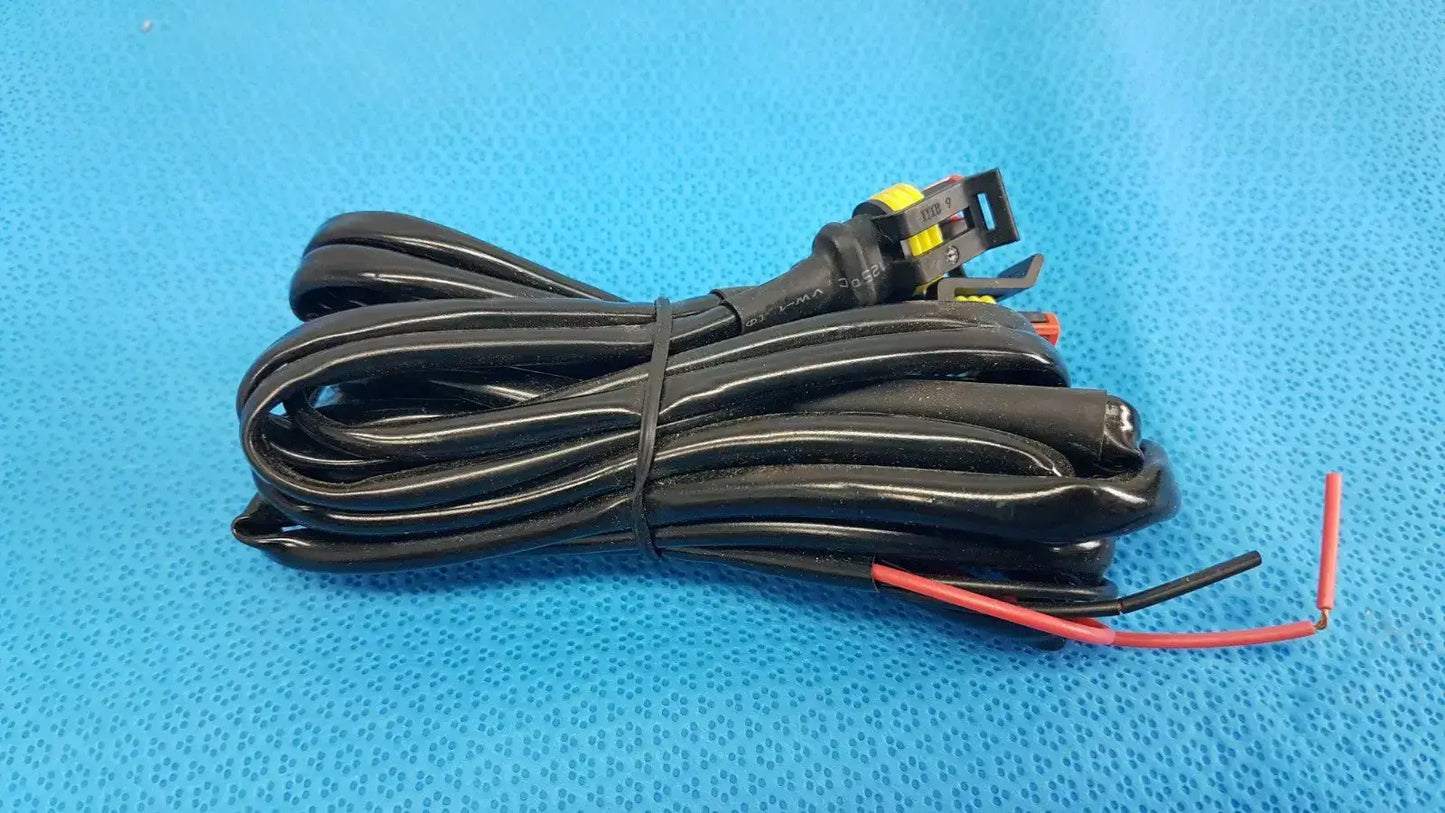 Plug & Play 6.5ft Grille Light Extension Wire H11 Harness Connector - Wiring