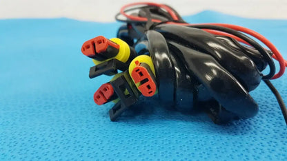 Plug & Play 6.5ft Grille Light Extension Wire H11 Harness Connector - Wiring