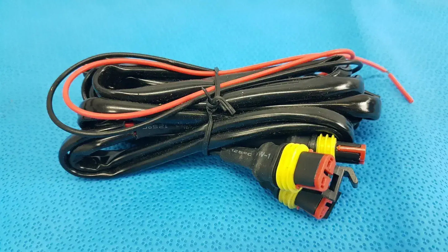 Plug & Play 6.5ft Grille Light Extension Wire H11 Harness Connector - Wiring