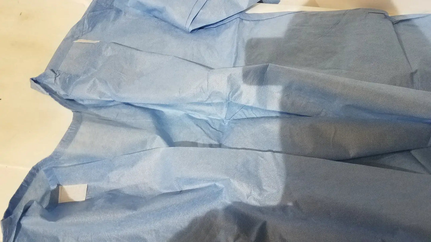 Pod Disposable Isolation Gown Blue – Single Use Medical PPE Gown
