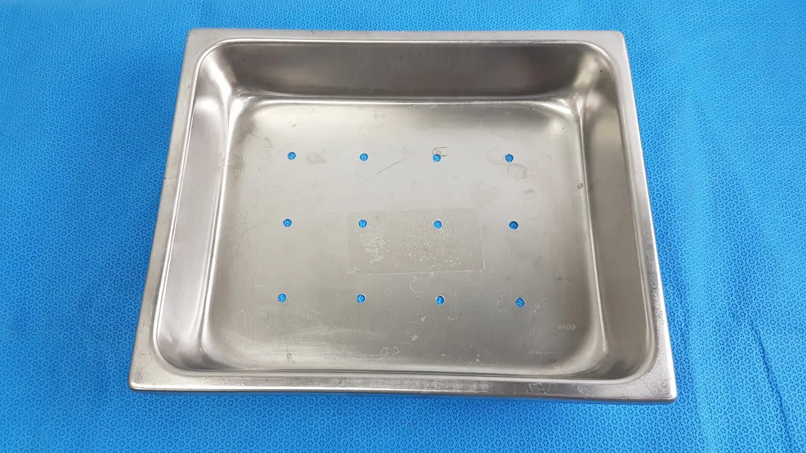 Polar Stainless Steel Tray with Holes E1311 — Perforated Utility / Sterilization