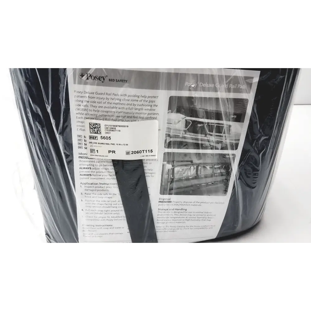 Posey Bed Safety 5605 Deluxe Guardrail Pad 15 in x 72