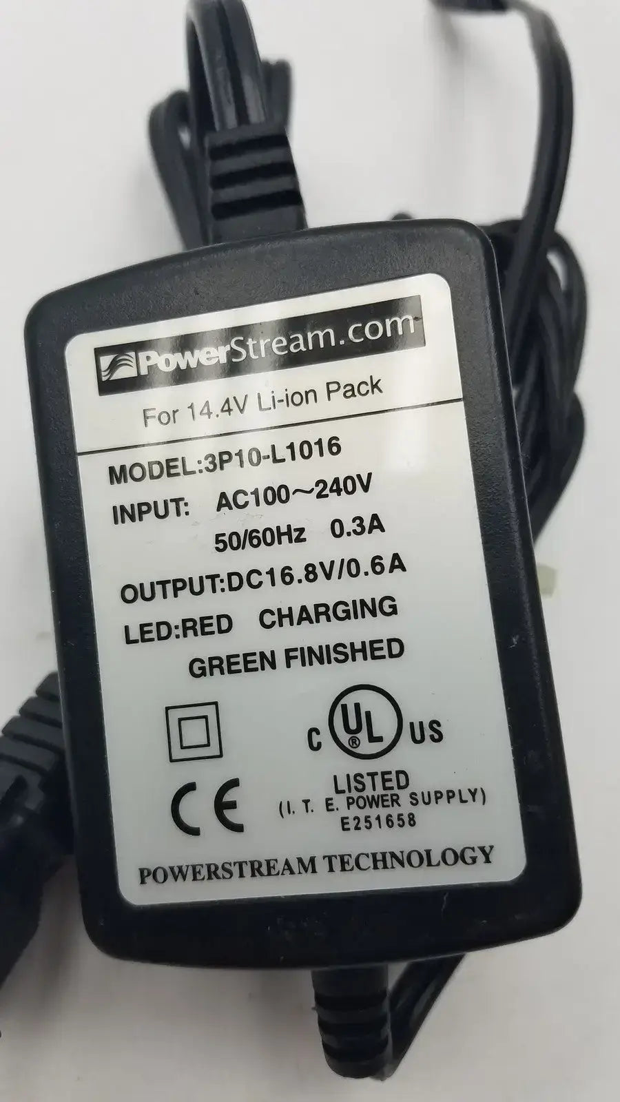 Power Stream 3P10-L1016 For 14.4V Li-ion Pack - Battery Charger