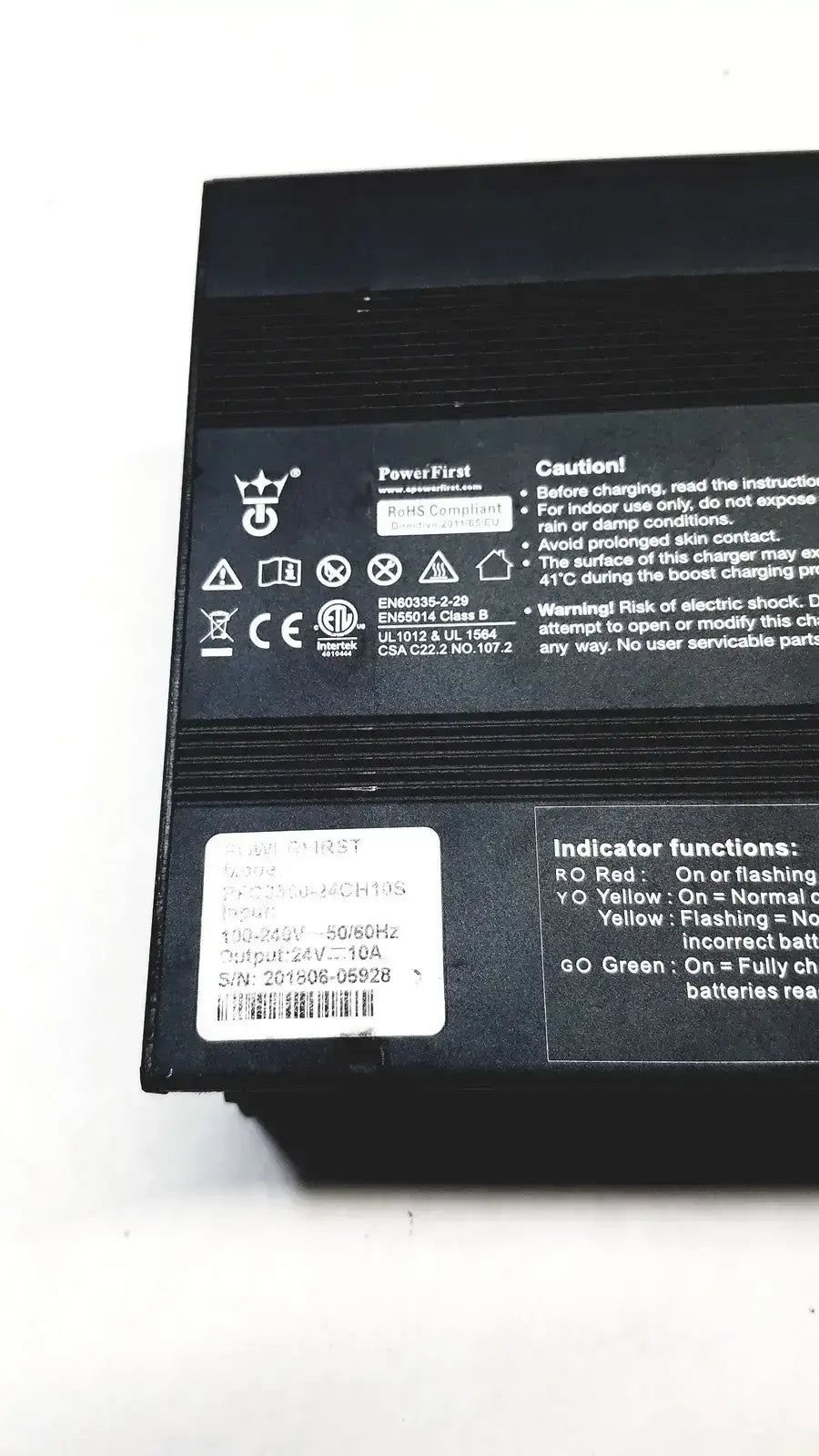 Powerfirst PFC0300-24CH10S Power Supply Input 100-240V Output 24V