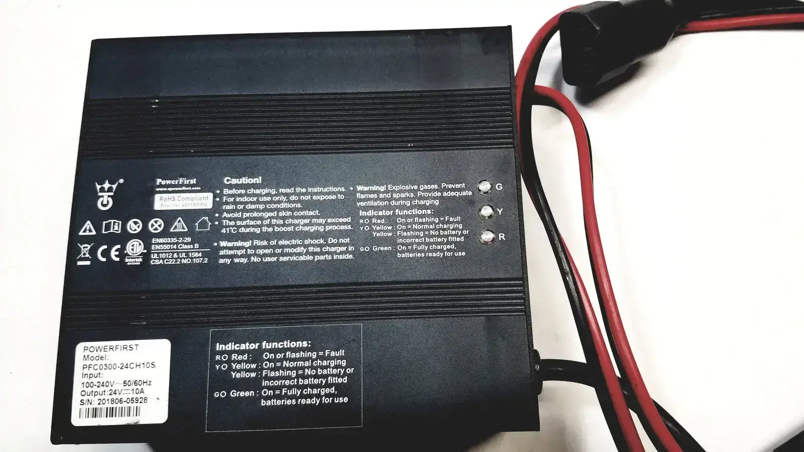 Powerfirst PFC0300-24CH10S Power Supply Input 100-240V Output 24V