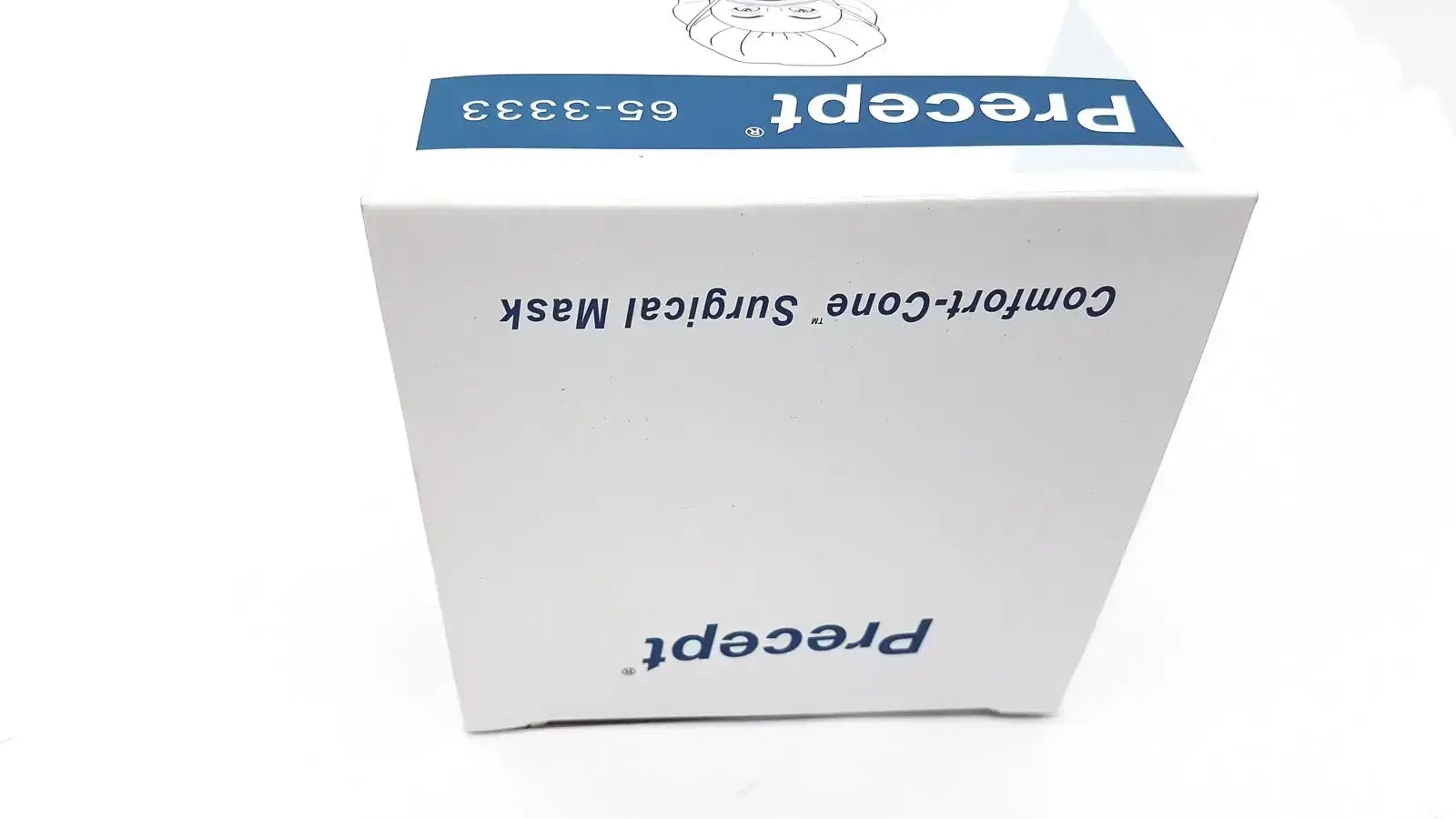 Precept 653333 Comfort Cone Molded Surgical Face Mask Blue 50/Box