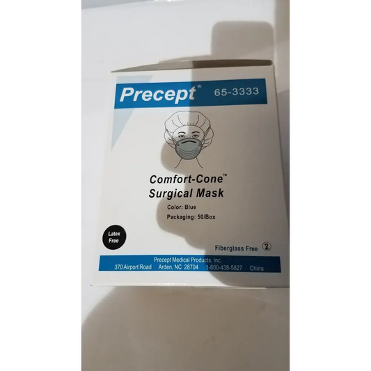 Precept Cone-Style Face Mask – Blue General - Disposable
