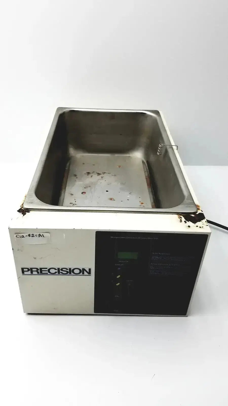 Precision 51221050 microprocessor controlled water bath with stainless steel tank and black control panel for pre owned medical equipment sale