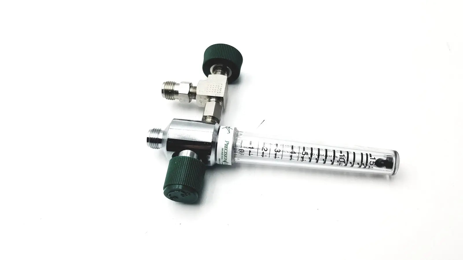 Precision Medical Oxygen Flowmeter Max Flush Flow 60-80 LPM 1MFA