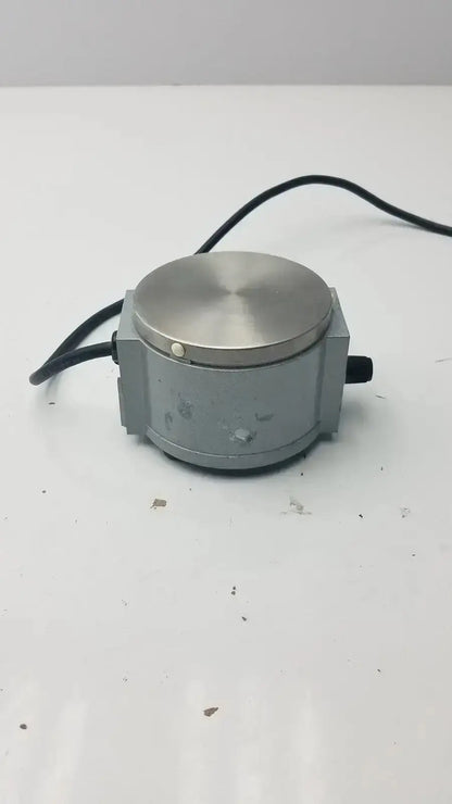 Gray industrial sensor with brushed stainless steel top cap and black wiring in precision scientific mag-mix 60647 product
