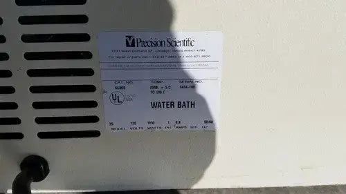 Precision Scientific Model 25 Reciprocal Shaking Bath 66800 - Water