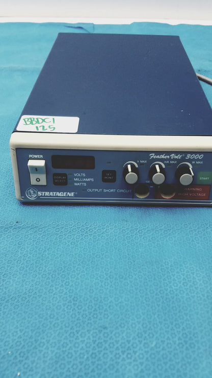 Stratagene Feather Volt 3000 Electrophoresis Power Supply