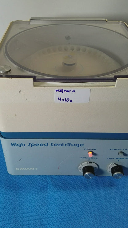 Savant HSC 10K-115 High Speed Centrifuge