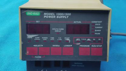 Bio-Rad 1000/500 Electrophoresis Power Supply
