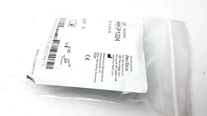 White plastic packaging of pro-tech p1224 thermocouple nasal oral airflow sensor with product reference and manufacturing details