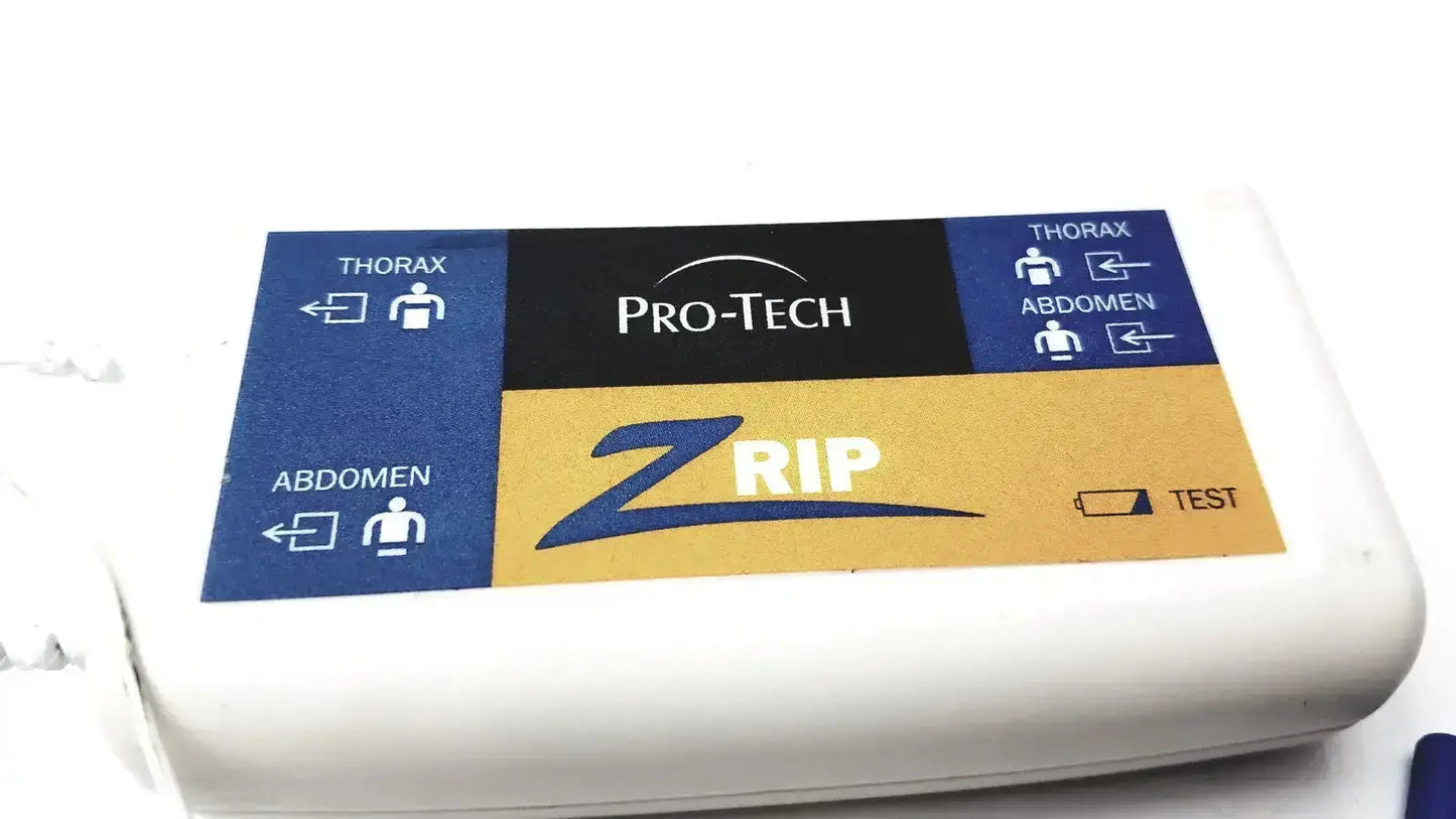White pro-tech p1736 zrip driver module with blue and gold thorax abdomen test function labeling