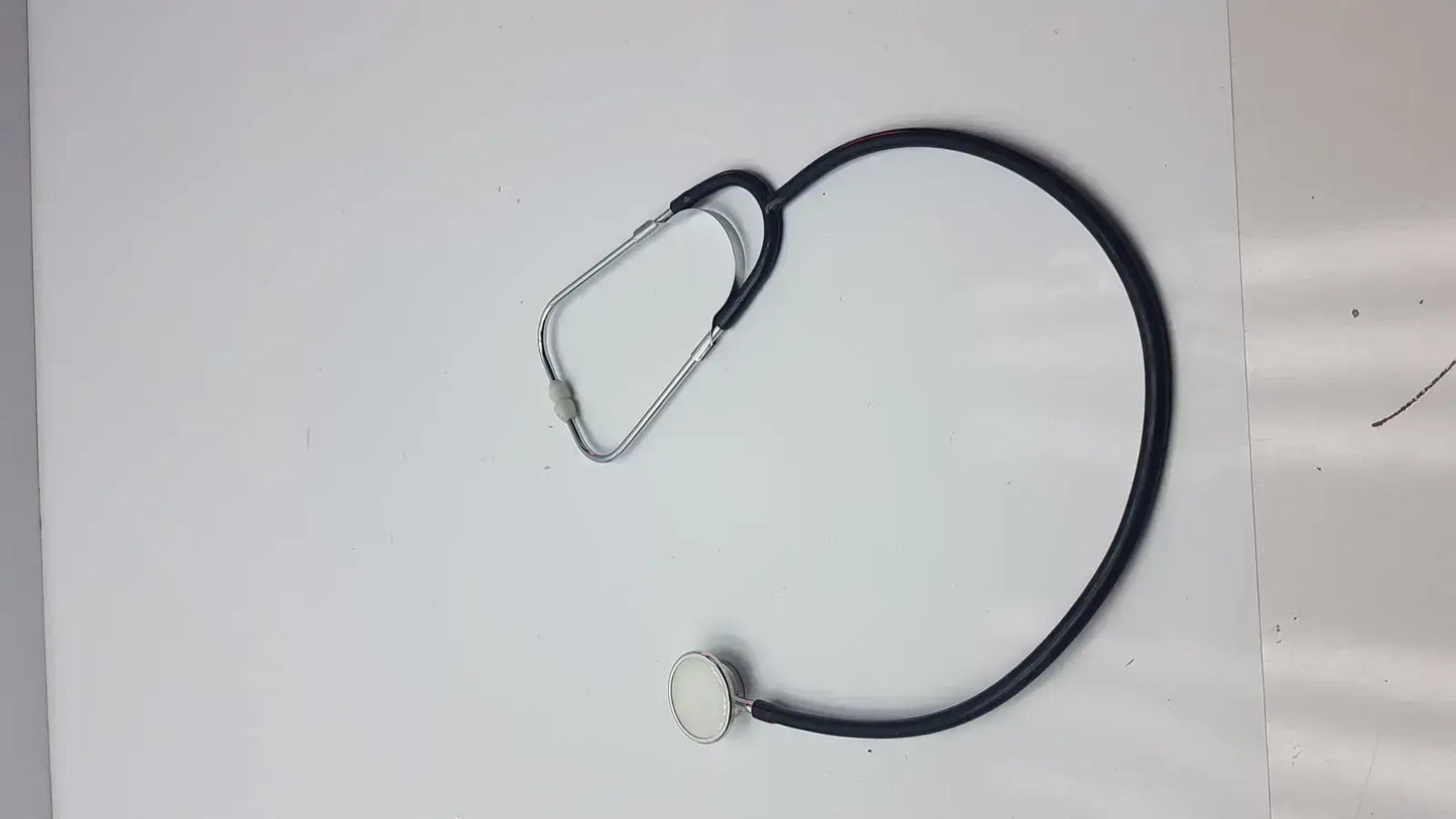 Professional Dual Head Student Doctor Nurse Classical Stethoscope Black