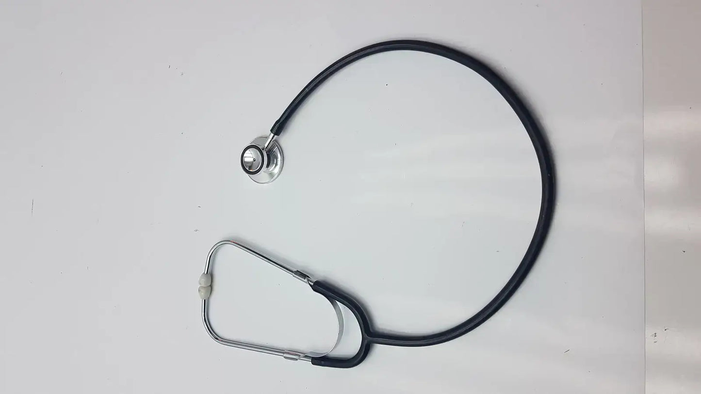 Professional Dual Head Student Doctor Nurse Classical Stethoscope Black